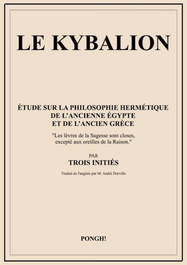 Couverture du livre de Mischa Harmeijer le Kybalion