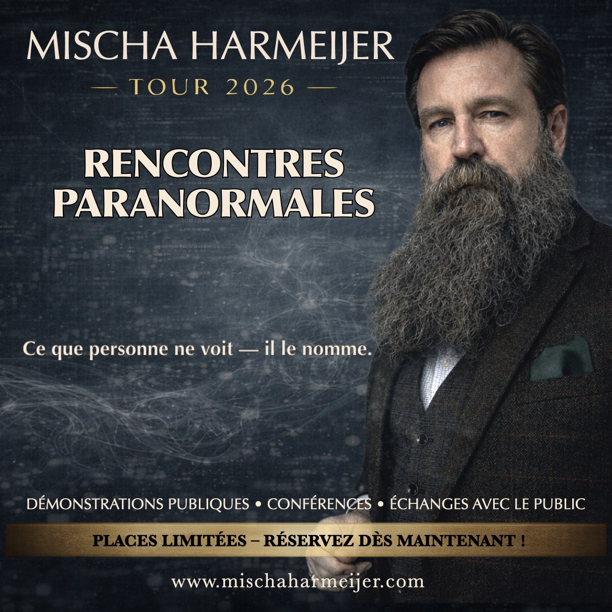 affiche carré RENCONTRES PARANORMALES Mischa Harmeijer.001
